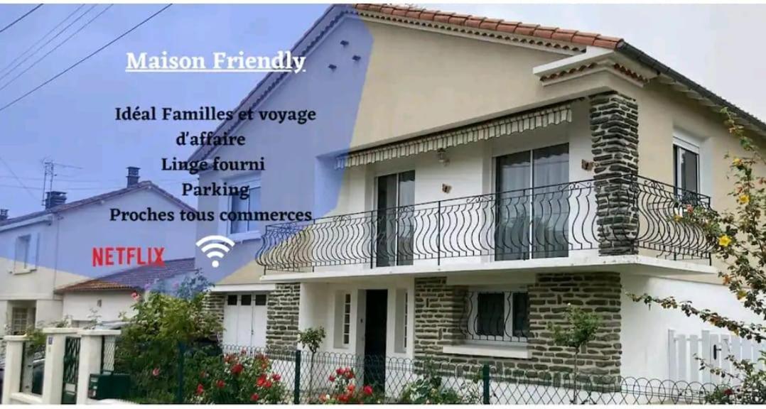 -Comme A La Maison- Jardin, Veranda, Ideal Familles Et Business Niort Ngoại thất bức ảnh